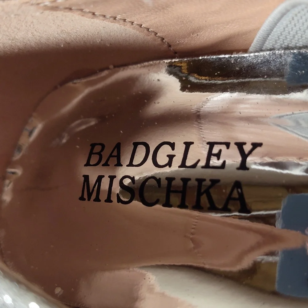 Badgley Mischka Girls‎ Glitter Block Heel Dress Shoes 2